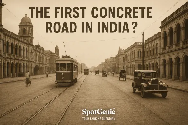 The First Concrete Road in India - Built in Chennai in 1914 | SpotGenie Facts