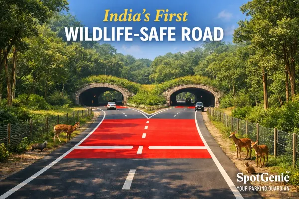 India’s First Wildlife-Safe Road | SpotGenie Fact