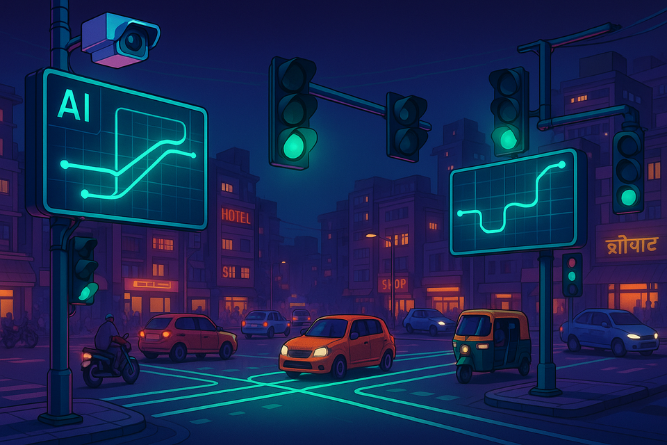 India’s AI Traffic Signals Are Live – Smart Lights, Safer